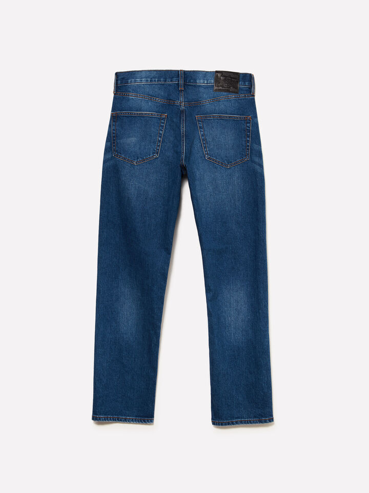 Bluejeans im Regular Fit Style 75 - regular jeans für herren - Dunkelblau | Sisley image number 6